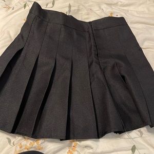 Black Pleated Skirt